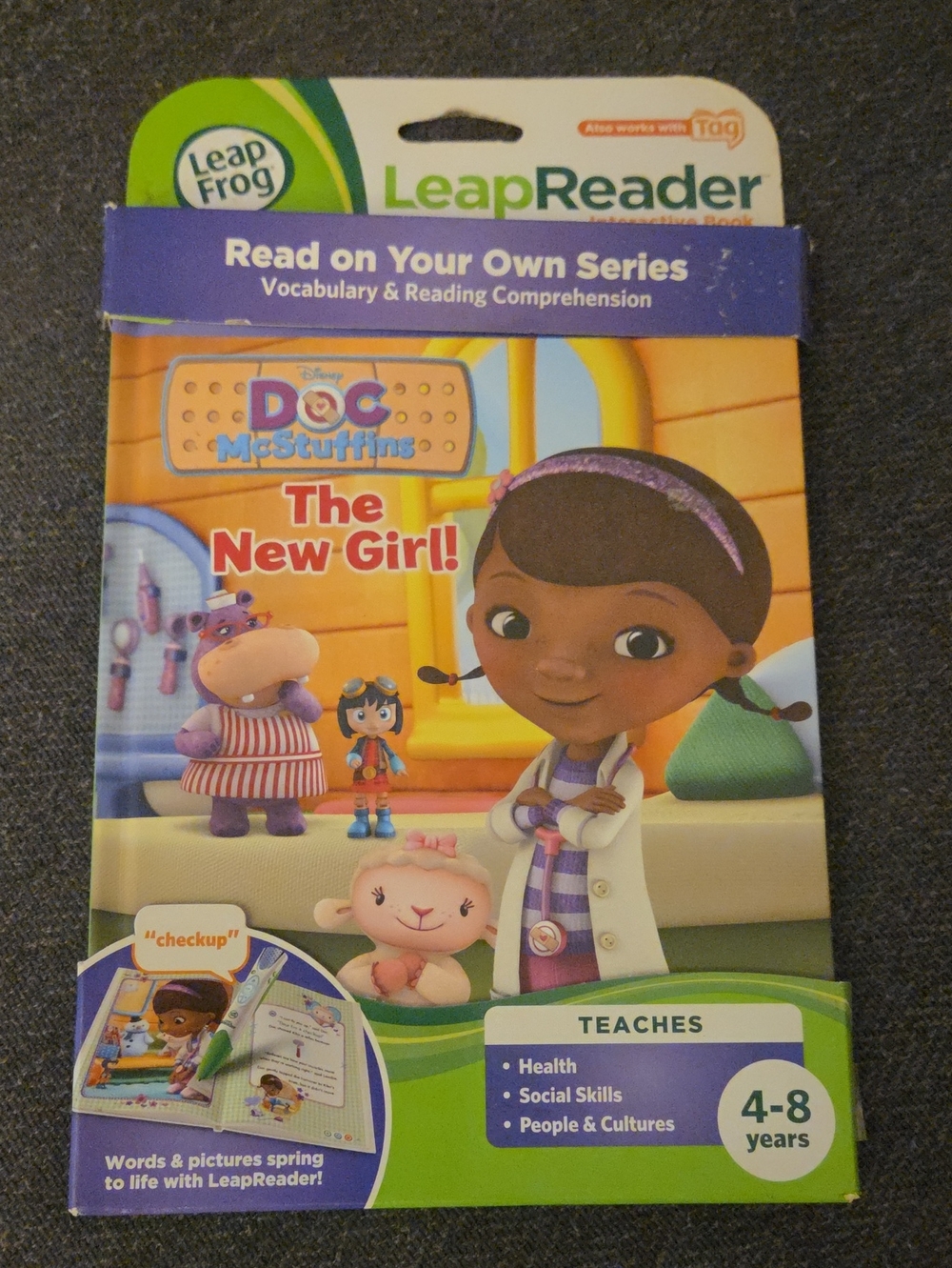 Nwt Leapfrog Leap Reader Doc Mcstuffins Book